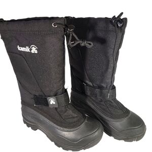 Kamik Women's Black Waterproof Greenbay Winter Duck Boots - Size 6